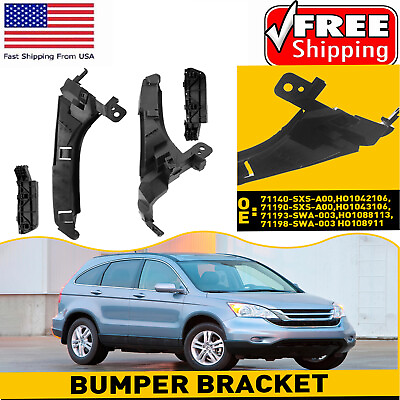 #ad For 2007 11 Honda CR V Bumper Bracket Retainer Front 4X Beam Mount Support LHamp;RH $24.99