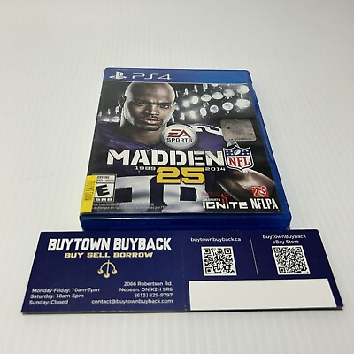 #ad Madden NFL 25 Sony PlayStation 4 PS4 2013 C $9.95