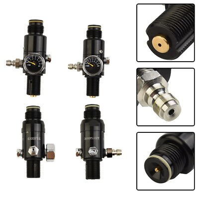#ad 4500PSI High Pressure Air Tank Regulator HPA Valve 800 3000output For Paintball $41.99