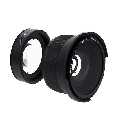 #ad Universal 58mm 0.35X Fish Eye Super Wide Angle Fisheye Lens For DSLR Camera K $32.39