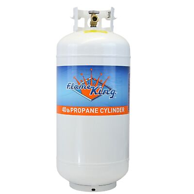 #ad NEW 40 LB Pound Steel Propane Tank Refillable Cylinder with OPD Valve $98.95