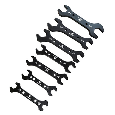 #ad Double Hose Ended Spanner Tool Kit Wrench Set 3AN AN3 to AN20 New Black $56.99