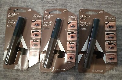 #ad 3 PACK Almay Long Lasting Eyebrow 020 Color Brown 0.24fl. oz. brow New Sealed $20.00