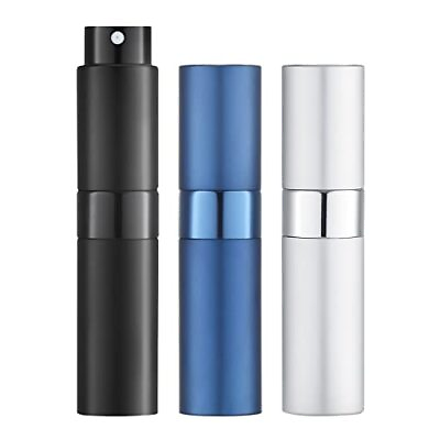 #ad LISAPACK 8ML Atomizer Perfume Spray Bottle for Travel 3 PCS Empty 3 Colors1 $15.58