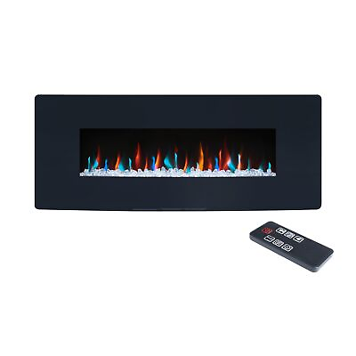 #ad Electric Fireplace Insert 36quot; in Wall Recessed and Wall Mounted 1500 W Faux ... $197.03