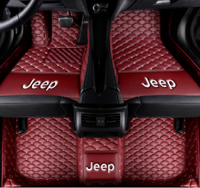 #ad For Jeep Car Floor Mats Custom All Weather Custom Auto Carpets Mats Waterproof $94.04
