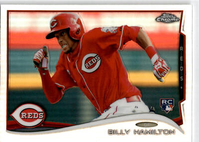 #ad 2014 Topps Chrome Baseball Refractors Billy Hamilton #75 $1.99