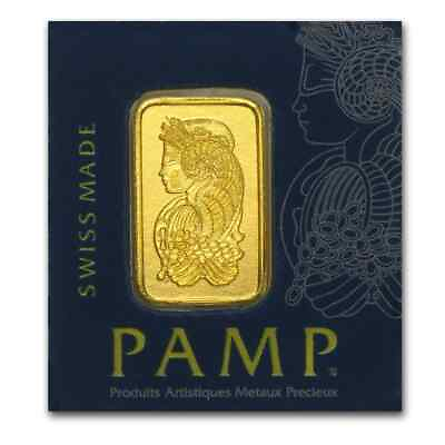 #ad 1 gram Gold Bar PAMP Suisse Multigram25 In Assay $115.06