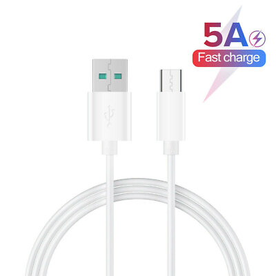 #ad 3ft White 5A Fast USB C Type C Charger Cable Cord Any Other USB Type C devices $9.98