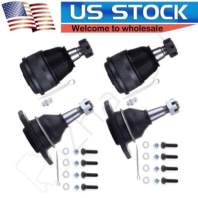 #ad Suspension 4PC Front Upper Lower Ball Joints Part Fit For 71 1976 Buick Riviera $42.84