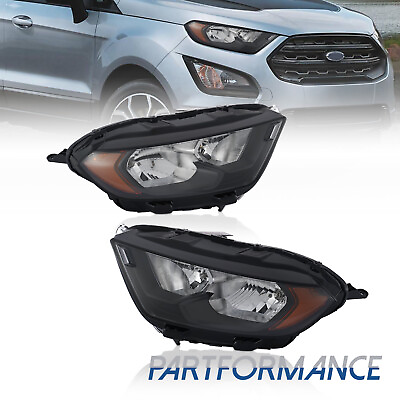 #ad For 2018 2022 Ford EcoSport Halogen Headlight Headlamp w Bulb Left amp; Right Side $339.99