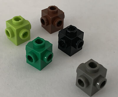 #ad LEGO Parts 4733 2pcs Brick Modified 1 x 1 w Studs on 4 Sides Pick Colors $0.99