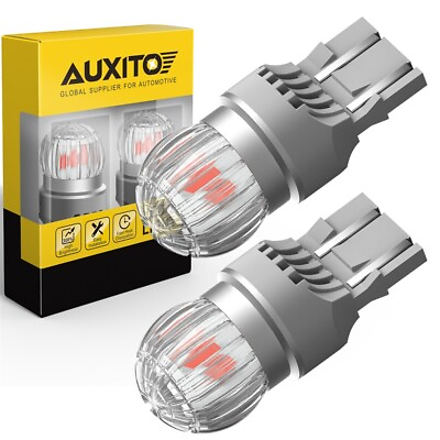 #ad AUXITO Turn LED Signal 7443 Light 7444 7440 Anti Hyper Flash Error Red Free $14.99