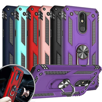 #ad For LG Stylo 5 5 Plus 5x 5v Ring Phone Case Magnetic Support Metal Stand Cover $6.95