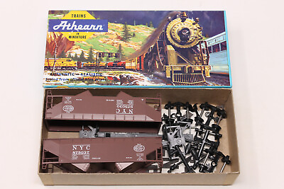 #ad HO Athearn 2 Bay Open Hopper New York Central NYC 875030 amp; 875037 Set Of 2 Kit $14.89