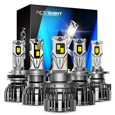 #ad NOVSIGHT 140W 30000LM LED Headlight Bulbs Kit High Low Beam 6500k Super Bright $40.99
