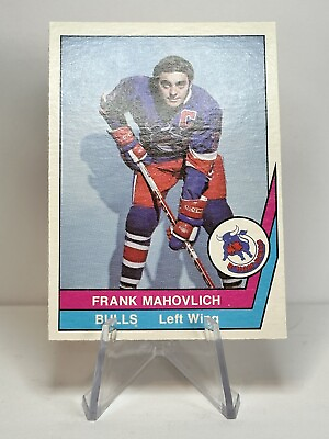 #ad 1977 78 O Pee Chee WHA Hockey Card Frank Mahovlich #61 C $5.00