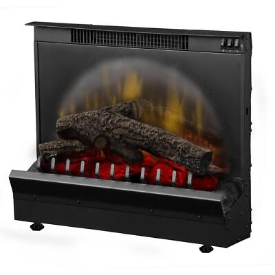 #ad #ad Dimplex Electric Fireplace Insert 23quot; Adjustable Flame Stainless Steel Black $216.86