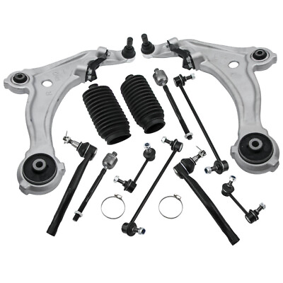 #ad 12x Front Suspension Kit Control Arm w Sway Bar Link for Nissan Maxima 2009 2014 $162.69