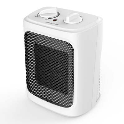 #ad 1500W Ceramic Fan Forced Electric Space Heater White $21.78