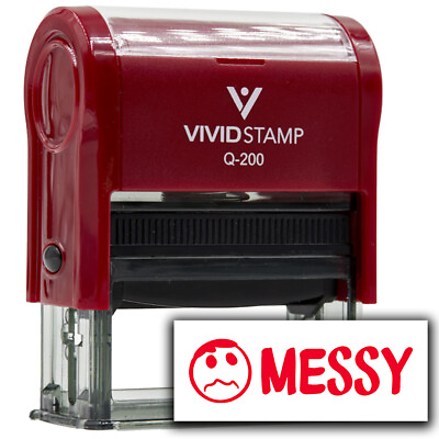 #ad Vivid Stamp Messy Self Inking Rubber Stamp $11.87