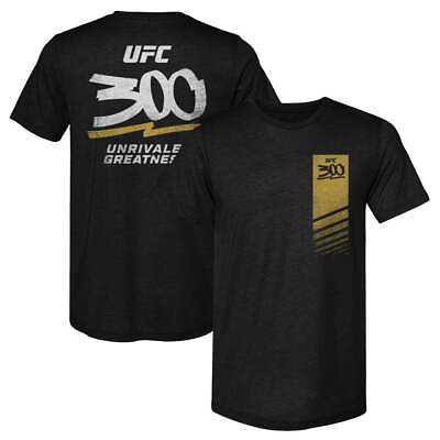 #ad UFC 300 Label Front amp; Back WHT Unisex Multicolor S 5XL $29.99