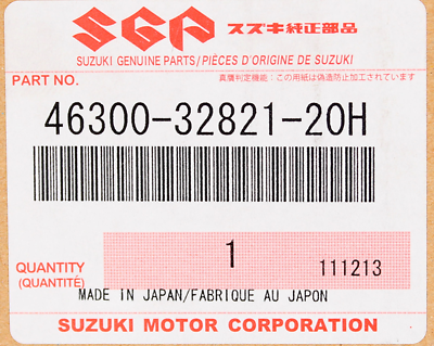 #ad Genuine Suzuki Rear Rack Part Number 46300 32821 20H $104.99
