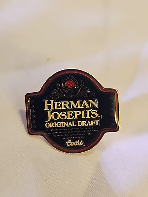 #ad Herman Josephs Special Premium Beer beer hat pin Coors $9.75
