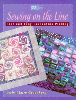 #ad Sewing on the Line: Fast Easy Foundation Piecing Paperback GOOD $5.46