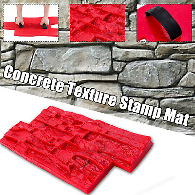 #ad Cement Wall Mold for Concrete Cement Plaster Wall Brick Tiles Plastic Molds NEW $38.95