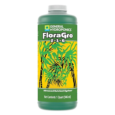#ad General Hydroponics FloraGro 1 Quart $16.72