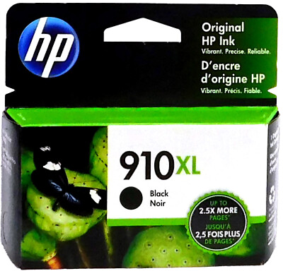 #ad HP 910XL Black Ink Cartridge 3YL65AN NEW GENUINE $21.99