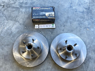 #ad Ford F 150 97 99 Front Brake Rotors And Pads Power Stop Evolution Performance $288.00