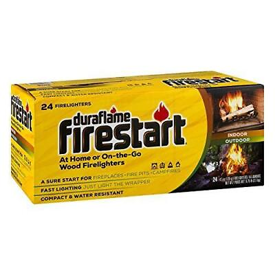 #ad duraflame Firestart Indoor Outdoor Firelighters 24 pack $28.97