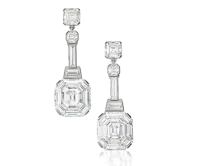 #ad Colorless White Multi Brilliant Cut Lab Created 24.79CT Diamonds Classic Earring $320.00