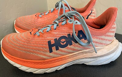 #ad Hoka One One Mach 5 Women#x27;s 8.5 B Shoes Orange Running Athletic Walking Gym $26.70