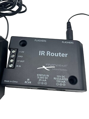 #ad Proficient IR Router Black 12V DC IR HUB $20.12