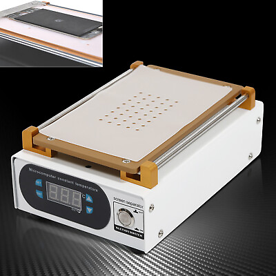 #ad LCD Screen Separator Machine Phone Heating Plate Glass Removal Repair Device New $54.86