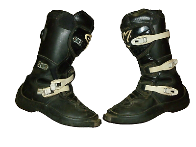 #ad Alpinestars Tech 6 Motorcycle MX ATV Boots Men#x27;s Size 6 Black $84.36
