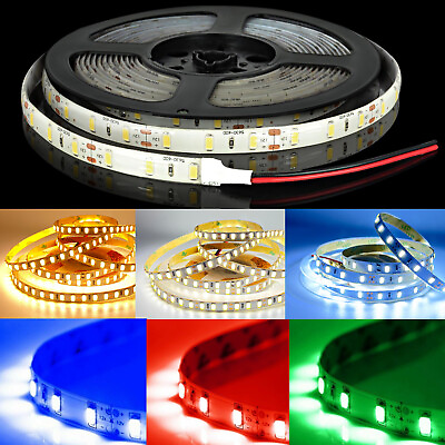 #ad 16FT 12V 300 LEDs 5630 Super Bright LED Strip Lights Flexible Cuttable Tape Lamp $9.88