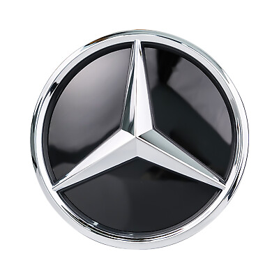 #ad Fit for 2013 2018 Mercedes Benz Front Grill Mirror Emblem Silver Star Badge W205 $24.96