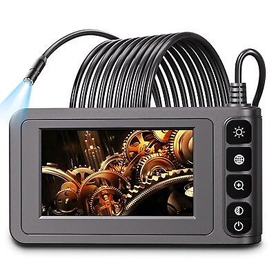 #ad #ad SKYBASIC Industrial Endoscope Borescope Camera with Light 4.3#x27;#x27; LCD Screen HD $89.34