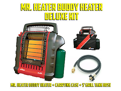 #ad Mr. Heater MH9BX Indoor Portable Propane Heater Deluxe Kit $149.95