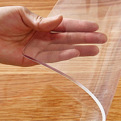 #ad 1.5Mm Thicken Clear Table Protector Plastic PVC Tablecloth Cover Vinyl Table Clo $27.88