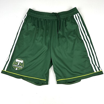 #ad Portland Timbers Adidas Green Training Shorts Size Mens Small Soccer MLS $21.95