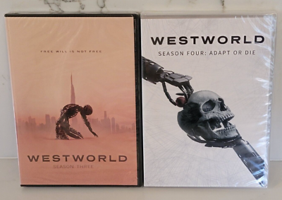 #ad #ad Westworld The Complete Seasons 3 amp; 4 DVD 6 Disc Set Brand New amp; Sealed $16.75
