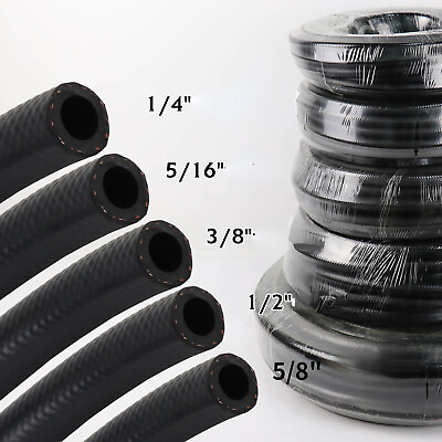 #ad New Fuel Line Hose Pipe Gas Delivery Black NBR Rubber For Small Engine US STOCK $25.02