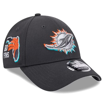 #ad Miami Dolphins New Era 2024 NFL Draft 9FORTY Adjustable Hat One Size $99.99