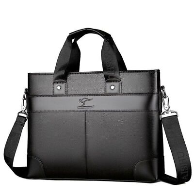 #ad New Business Mens Briefcase Leather Totes Messenger Bag Laptop Handbag $27.99