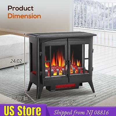 #ad Electric Fireplace23quot; Freestanding HeaterSafety ProtectionNJ08816 $119.99